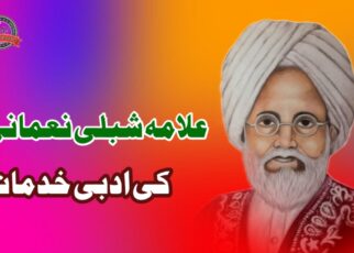 علامہ شبلی نعمانی کی ادبی خدمات