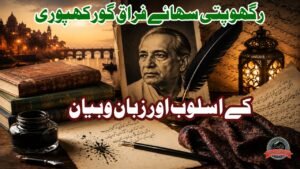رگھوپتی سہائے فراق گورکھپوری کے اسلوب اور زبان وبیان